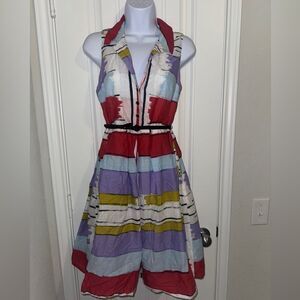 Anthropologie Floreat Colorful Dress size 4